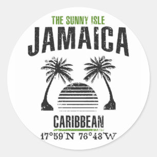 Jamaica Ronde Sticker