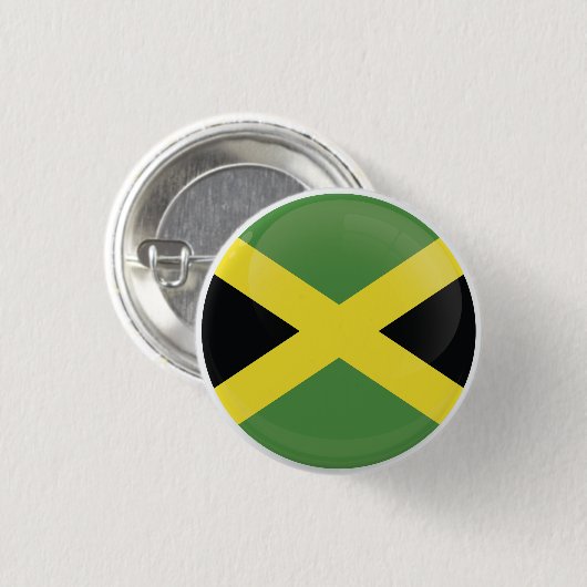 Jamaica Round Icon Flag Ronde Button 3,2 Cm (Voorkant /achterkant)
