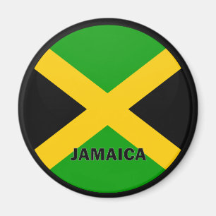 Jamaica Roundel kwaliteitsvlag Magneet