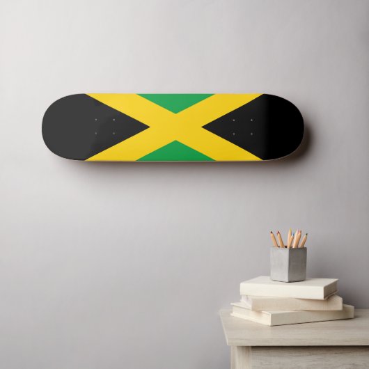 Jamaica Skateboard (Muurkunst (Horizontaal))