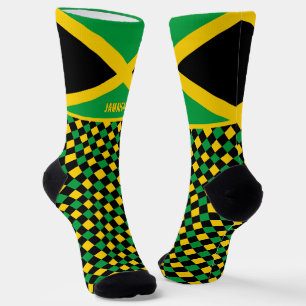 Jamaica Sokken, Jamaicaanse vlag mode / sport Sokken