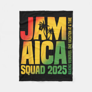 Jamaica Squad 2025 Afstudeerreis Gezinsvakantie Fleece Deken