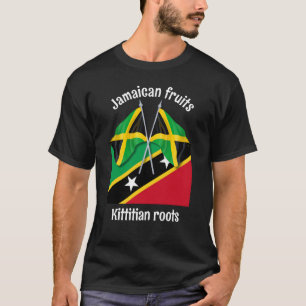 JAMAICA ST KITTS Dual Heritage T-shirt
