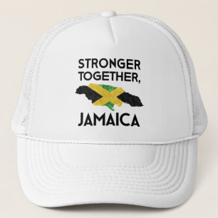 Jamaica Sterk Samen Staan - Klassiek T-shirt Trucker Pet
