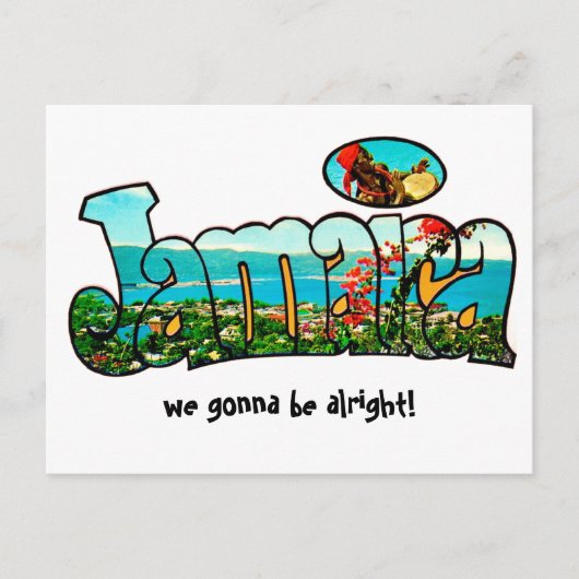 Jamaica Strong Postcard Briefkaart (Voorkant)