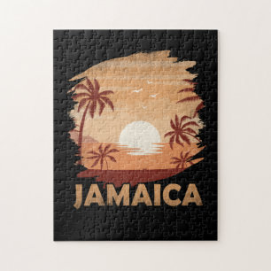 Jamaica  Sunset Scene Graphic Legpuzzel