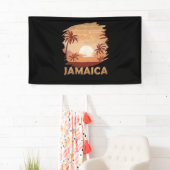 Jamaica  Sunset Scene Graphic Spandoek (Insitu)