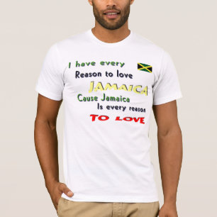 jamaica T-shirt, elke reden om van te houden T-shirt