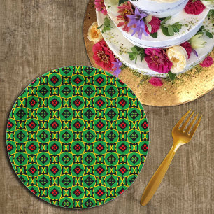 Jamaica Table sets, Hearts & Jamaica Flag Papieren Bordje