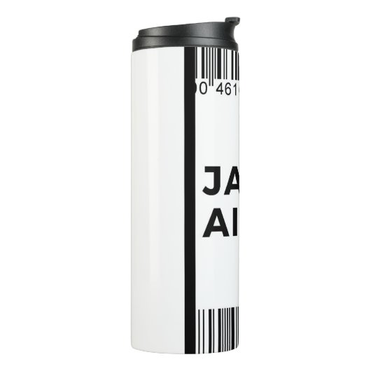 Jamaica Ticket Thermal Mug Thermosbeker (Gedraaid links)