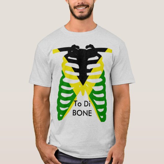 Jamaica to Di BONE T-shirt (Voorkant)