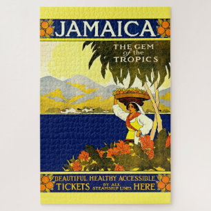  Jamaica Travel Illustratie Legpuzzel