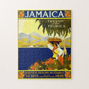  Jamaica Travel Illustratie Legpuzzel