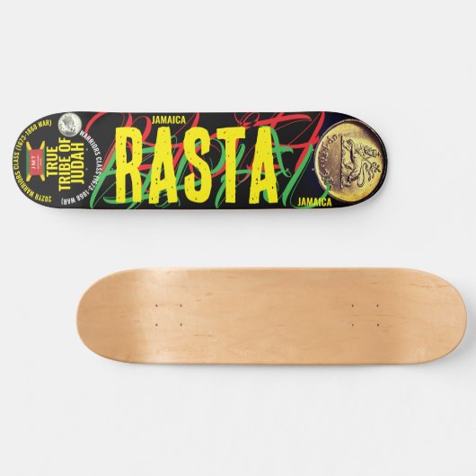 JAMAICA TRIBE OF JUDAH 174YR WARRIOR Skateboard (Horz)