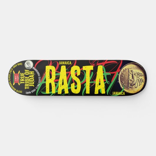 JAMAICA TRIBE OF JUDAH 174YR WARRIOR Skateboard (Horz)
