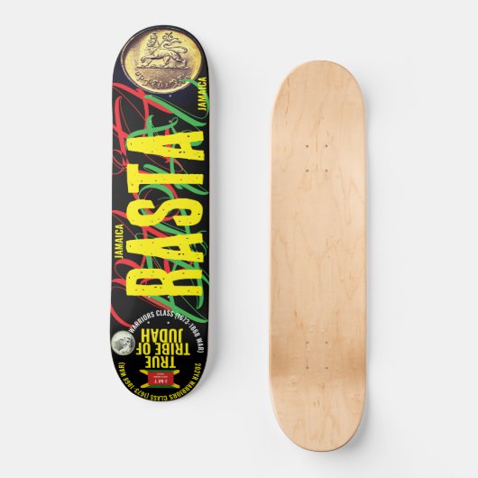 JAMAICA TRIBE OF JUDAH 174YR WARRIOR Skateboard (Recto)