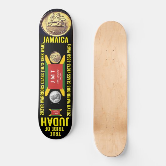 JAMAICA TRIBE OF JUDAH Skateboard (Recto)