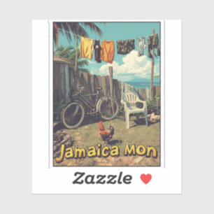 Jamaica tropische charme sticker