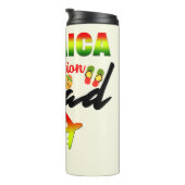 Jamaica Vacation Squad Group Matching Reggae Thermosbeker (Geroteerd rechts)