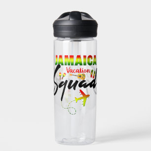 Jamaica Vacation Squad Group Matching Reggae Waterfles