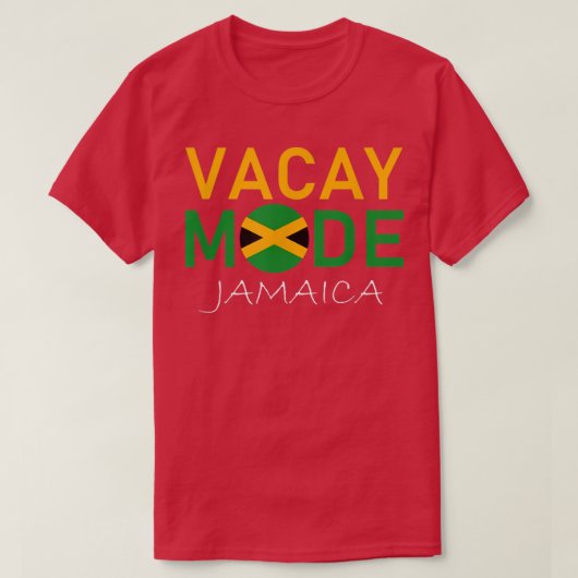 Jamaica Vacay Mode Cruise Vacation Group Matching T-shirt (Design voorkant)