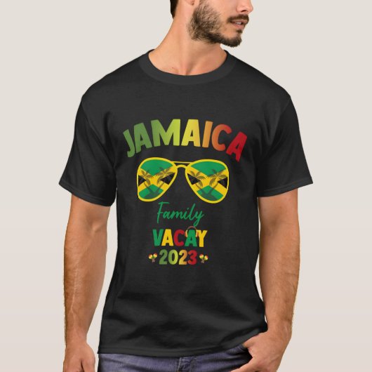 Jamaica Vakantie reis 2023 T-shirt (Voorkant)