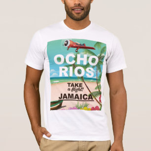 Jamaïca van ochorios reisposter t-shirt