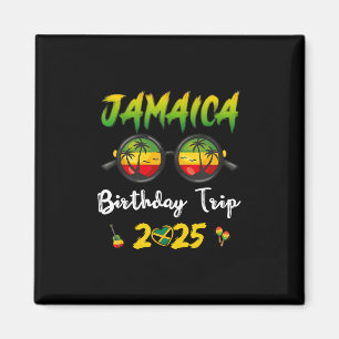 Jamaica Verjaardagsreis 2025 Grappige Familie Vaka Magneet
