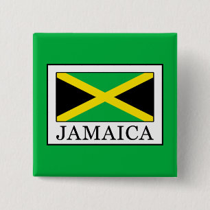 Jamaica Vierkante Button 5,1 Cm