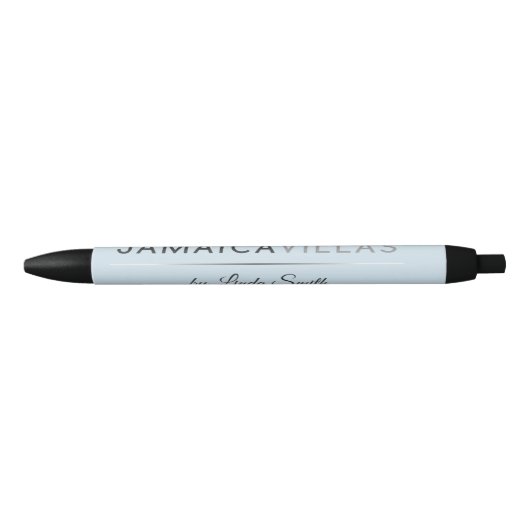 Jamaica Villas Zwarte Inkt Pen (Voorkant)
