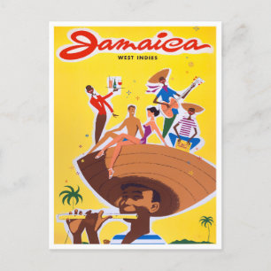 Jamaica vintage-briefkaart briefkaart