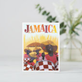 Jamaica vintage-briefkaart briefkaart (Staand voorkant)