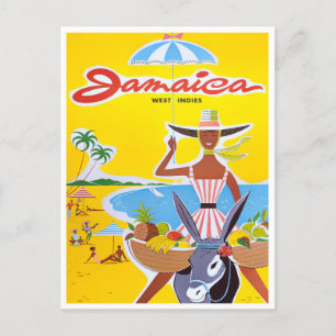 Jamaica vintage-briefkaart briefkaart