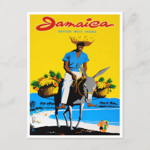 Jamaica vintage-briefkaart briefkaart