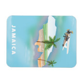 Jamaica Vintage-poster Magneet (Horizontaal)
