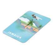 Jamaica Vintage-poster Magneet (Linkerzijde)