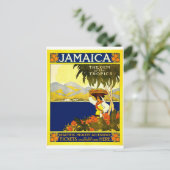 Jamaica Vintage Travel Briefkaart (Staand voorkant)