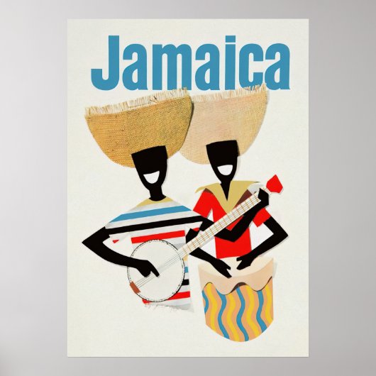 Jamaica Vintage Travel Poster (Voorkant)