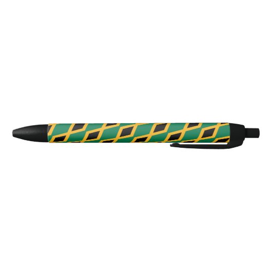 Jamaica vlag balpen zwarte inkt pen (Bodem)