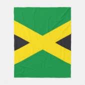 Jamaica vlag fleece deken (Voorkant)
