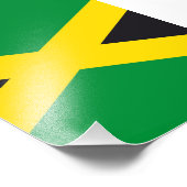 Jamaica vlag foto afdruk (Hoek)