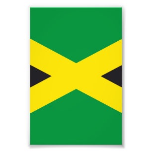 Jamaica vlag foto afdruk