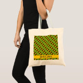 JAMAICA VLAG Geschrift gepersonaliseerd Tote Bag (Voorkant (product))