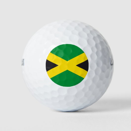 Jamaica vlag golfballen (Voorkant)