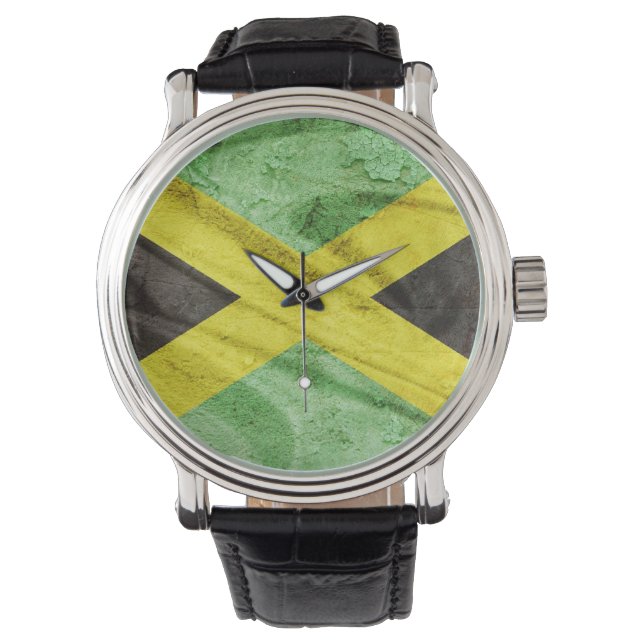 Jamaica vlag horloge (Voorkant)