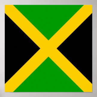 Jamaica Vlag Jamaicaans Land Thuis Etniciteit Poster