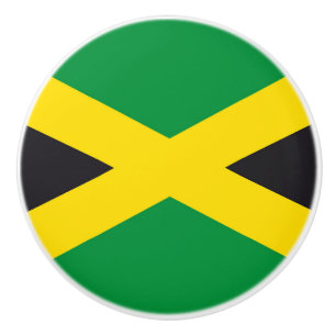 Jamaica vlag keramische knop