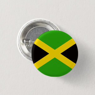 Jamaica Vlag Knop Jamaicaanse Trots Ronde Button 3,2 Cm