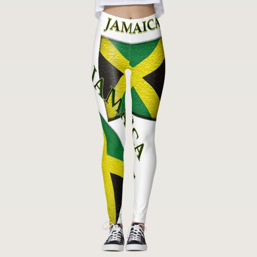 Jamaica vlag leggings 1 (Voorkant)