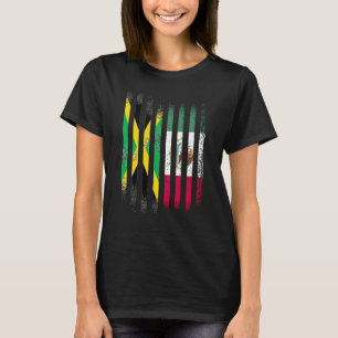Jamaica Vlag Mexico Groen Land Vlaggen Stripes T-shirt